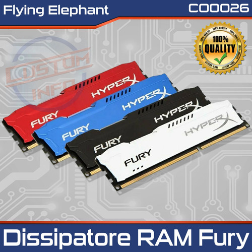 Dissipatore ram fury - ram, ddr3