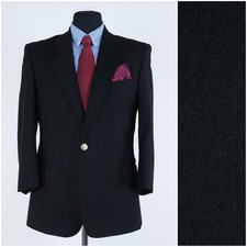 Giacca cappotto sportivo lana bottoni oro blazer uomo vintage italiano 40S UK LEBOLE