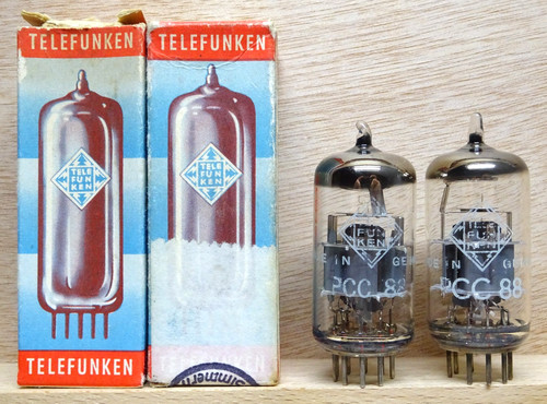 Coppia telefunken pcc88 - telefunken,