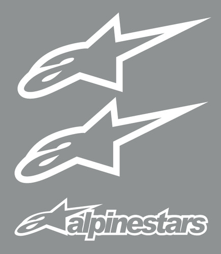 Alpinestar moto adesivo - alpinestar,