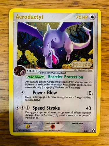 Aerodactyl stamped - aerodactyl, (1/92)