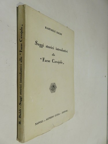 Saggi storici introduttivi - saggi,