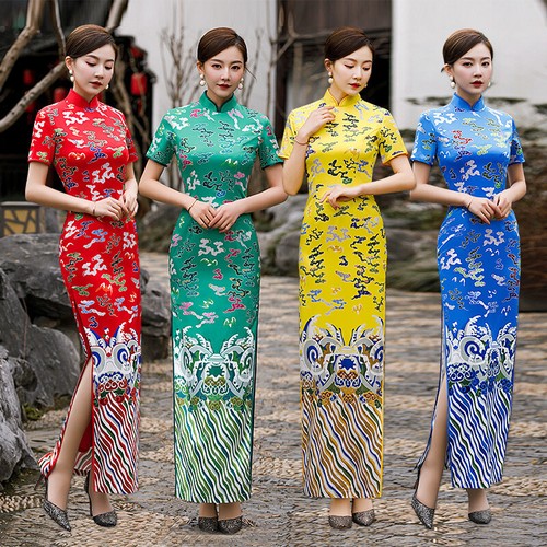 Abito cheongsam donna festa - abito,