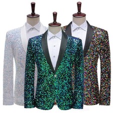 Giacca tuta uomo paillettes