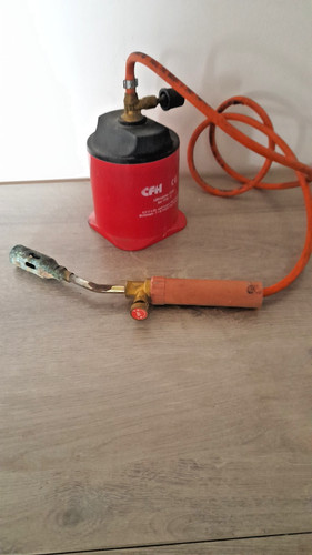 Ancien chalumeau gaz vintage - gaz,