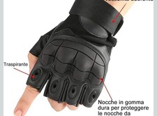 Guanti Moto Con Protezioni Bicicletta MTB Softair 