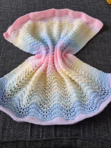 Coperta neonato maglia mano - a,