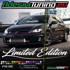 Adesivo Limited Edition (Parabrezza Anteriore / Lunotto Posteriore)