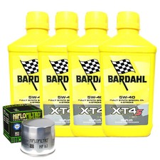 Kit Tagliando Olio Bardahl XT4S 5W40 + Filtro Per BMW R1200 C Montauk 2004>2005