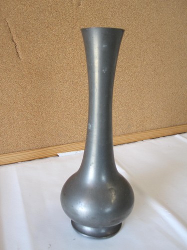 Vaso antico peltro - vaso,