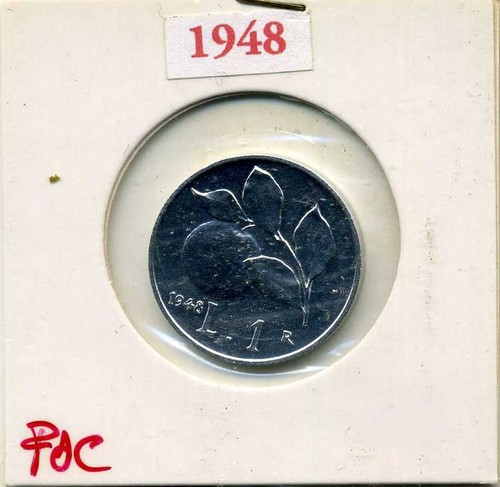 Repubblica italiana 1 lira - repubblica,