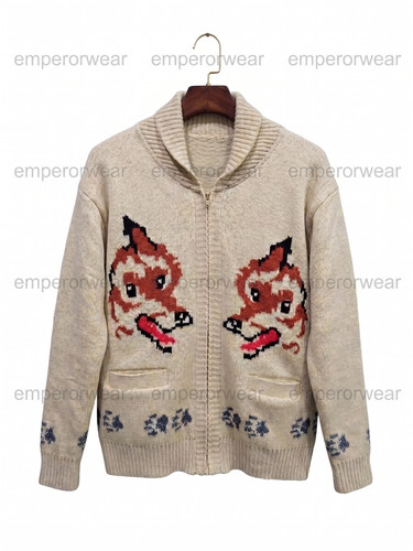 Cardigan canadese lavorato - , a