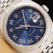 Rolex Uomo Datejust 116234 Blu