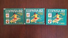 TRIS DI BUSTINE FIGURINE PANINI "ESPANA 82" SIGILLATE VERSIONI DIFFERENTI ORIGIN