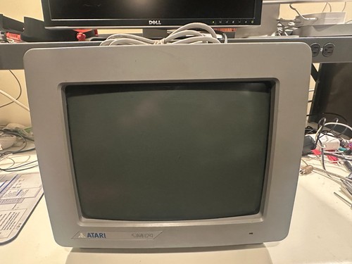 Atari sm124 monitor - atari,