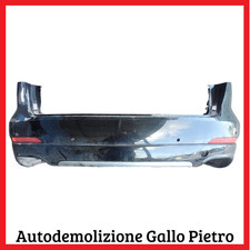 Paraurti posteriore nero con fori sensori MASERATI levante 2016 2017 2018 2019