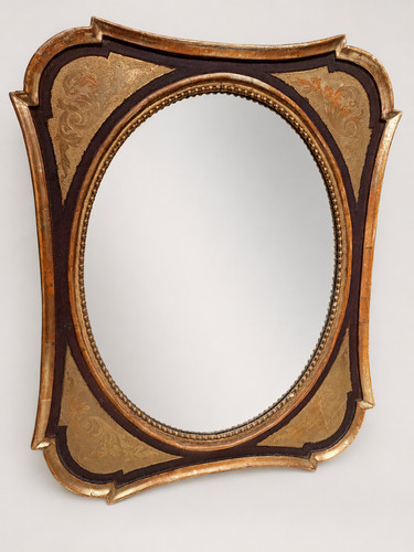 Specchiera oro zecchino con - specchiera,