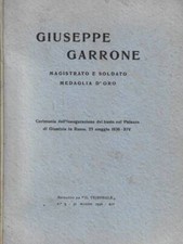 Giuseppe Garrone. Magistrato e