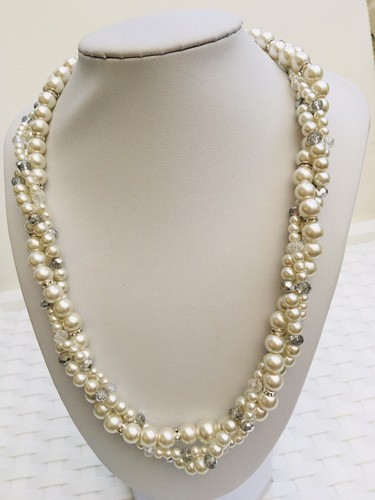 Collana perle vetro da - collana,