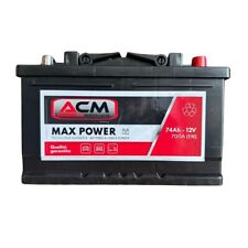 Batteria auto 74Ah 700A 12V L3 Bassa = Fiamm Varta Bosch Exide 74 ah