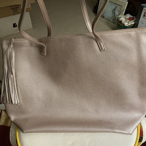 Borsa ecopelle con cerniera - con,