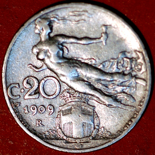 1909 italia centesimi - italia,
