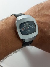 Orologio da polso Sicura RARO jumping hour vintage Swiss Made