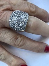 Anello Donna Oro Giallo 18kt Pavè Di Brillanti Luxury Jewels MISURA 16