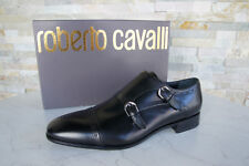 ROBERTO CAVALLI 40,5 slipper business scarpe basse scarpe nere nuove prezzo consigliato 385 €
