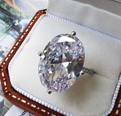Anello fidanzamento ovale - anello,