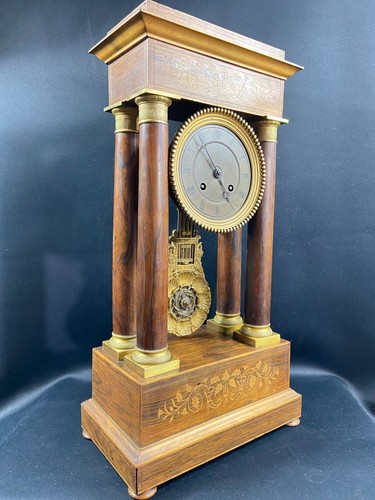 Grande pendule portique xixe - pendule,