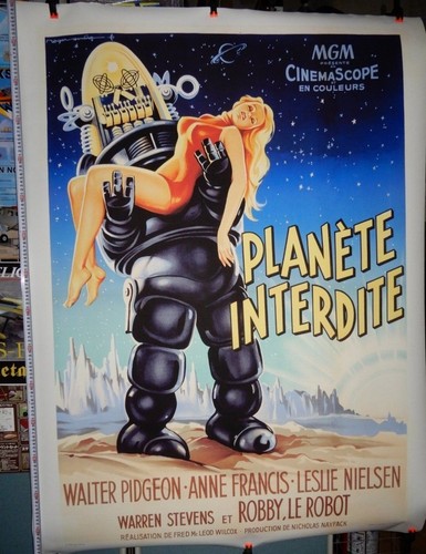 Robby robot 38x50 poster - robby, il