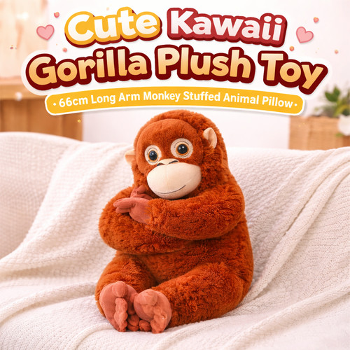 Peluche gorilla kawaii - 66, cm