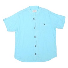 EFES Camicia Casual Uomo Lino