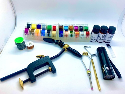 Fly tying vise bundle - bundle,, con