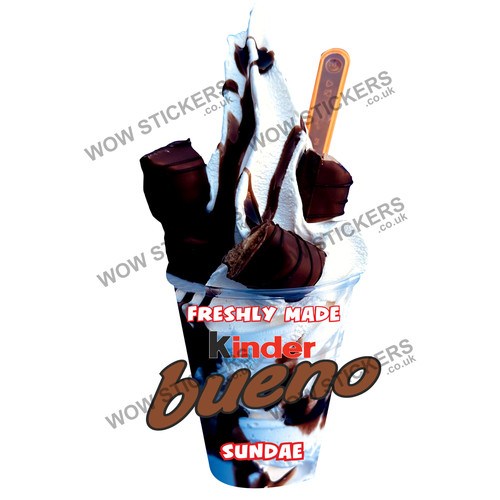 Adesivo furgone gelato - , kinder