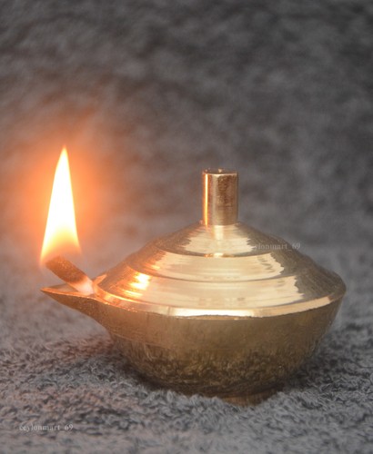 Lampada olio ottone - ottone, puro