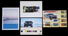 4x HUMMER H1 depliant brochure
