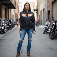 Giacca Moto Donna Harley