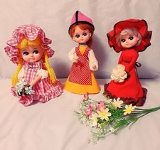 Set di 3 bambole retrò Showa