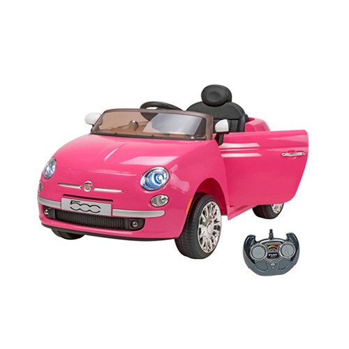 Auto elettr fiat - auto, rosa
