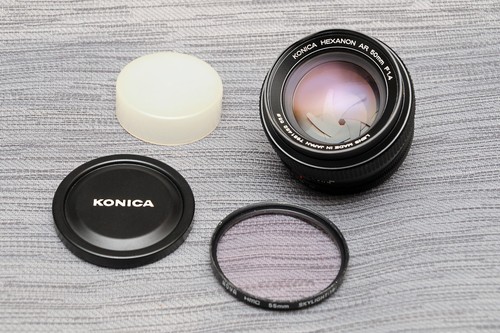 Konica hexanon 50mm - f1.4,
