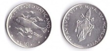 1977 Vaticano Lire 10 Anno XV