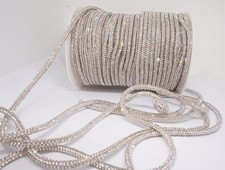 Cordino strass tubolare - cordino,