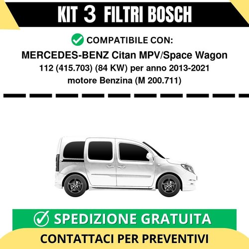 Kit filtri bosch - kit,