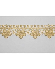 Passamaneria Pizzo Merletto Macramè Fiore Ritagliabile Alto 2 Cm 6208