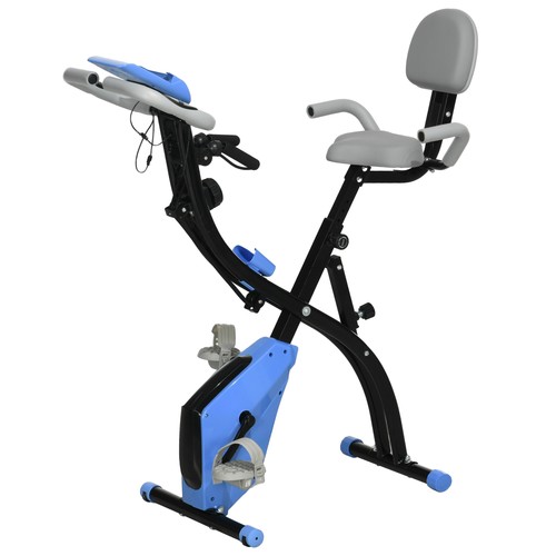 Homcom cyclette pieghevole con - homcom,