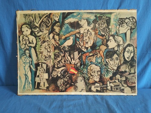 Stampa opera renato guttuso - stampa,
