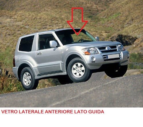 Vetro laterale mitsubishi - vetro,