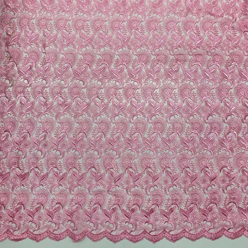 Tessuto tulle ricamato bubble - tessuto,